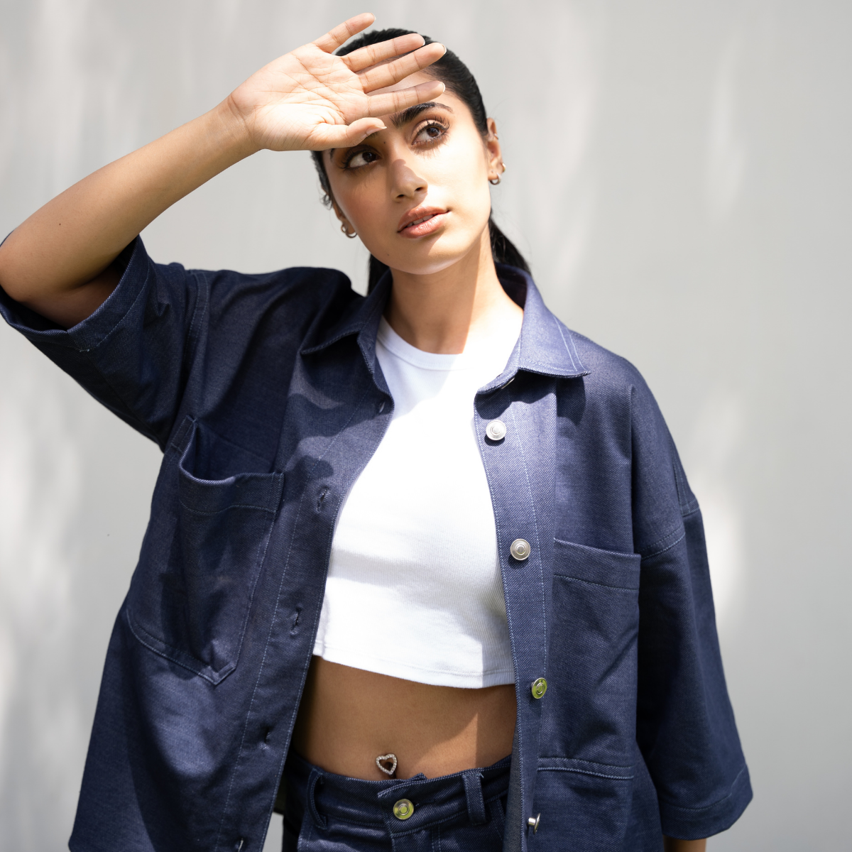 Navy Twill Co-ord