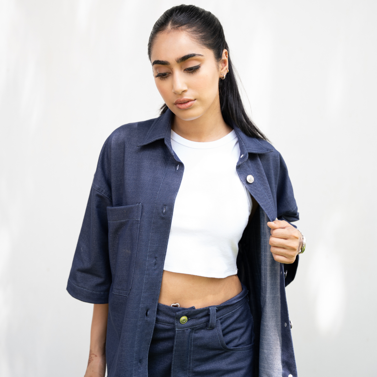 Navy Twill Co-ord