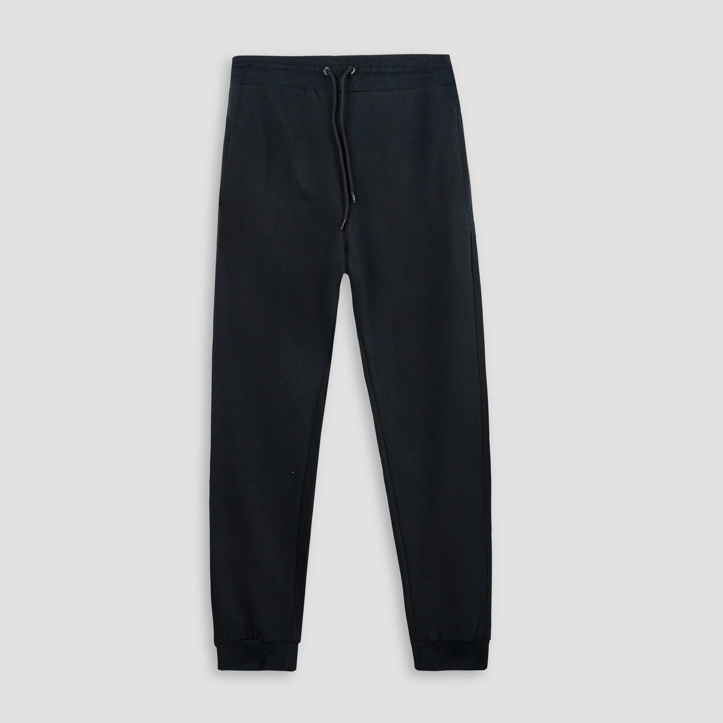 Black Unisex Sweatpants - French Terry (Summer-Friendly)
