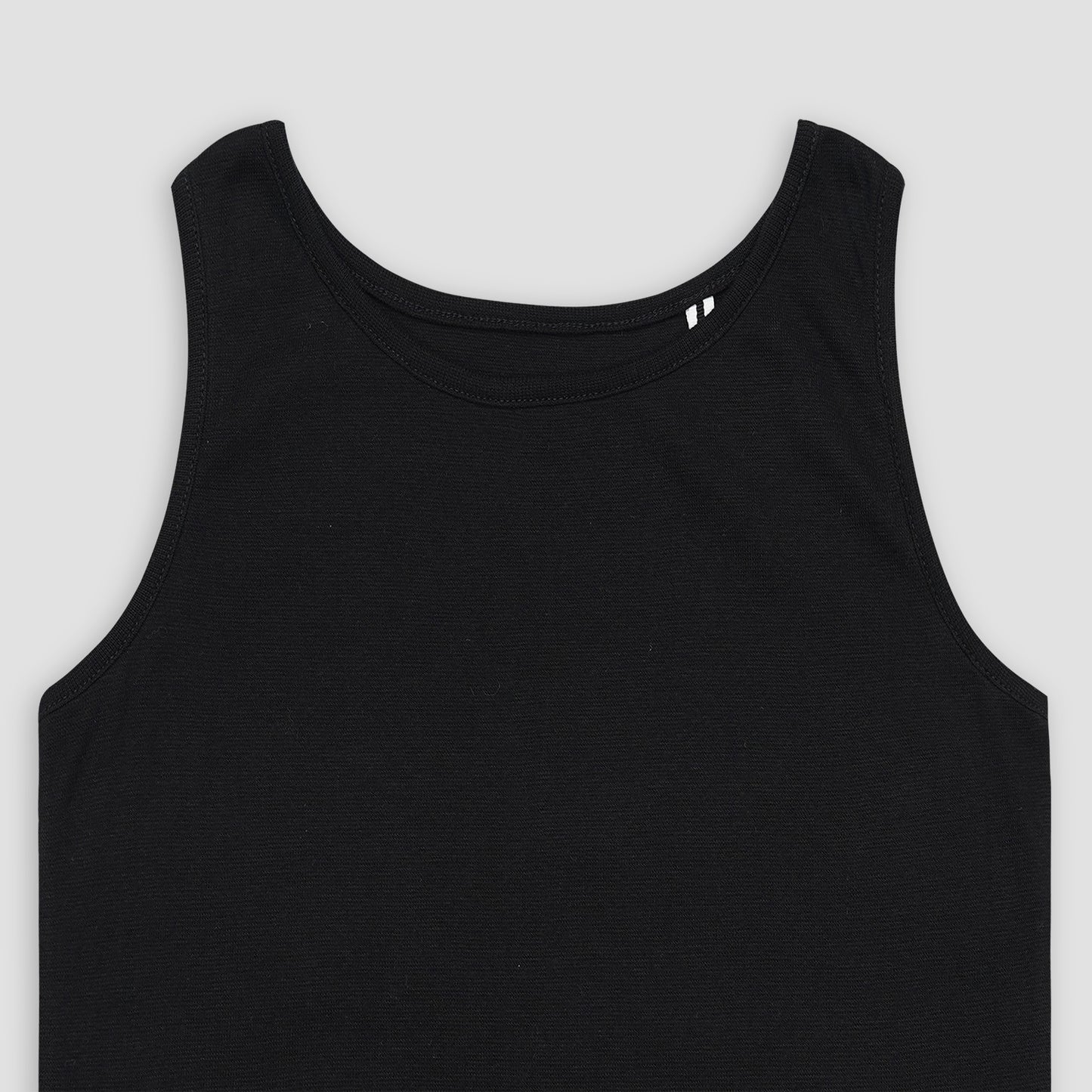 Essential Black Ribbed Tank Top
