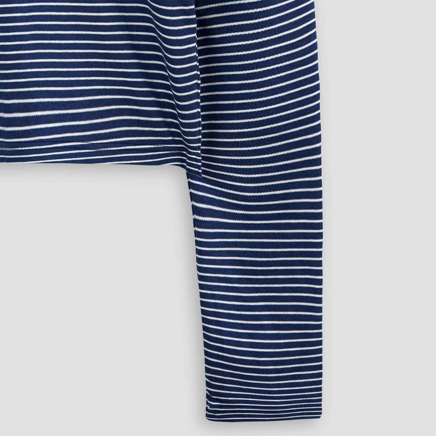 Striped Turtle Neck
