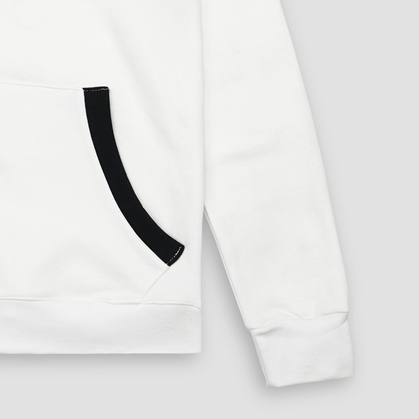 White and Black Zipper Jacket