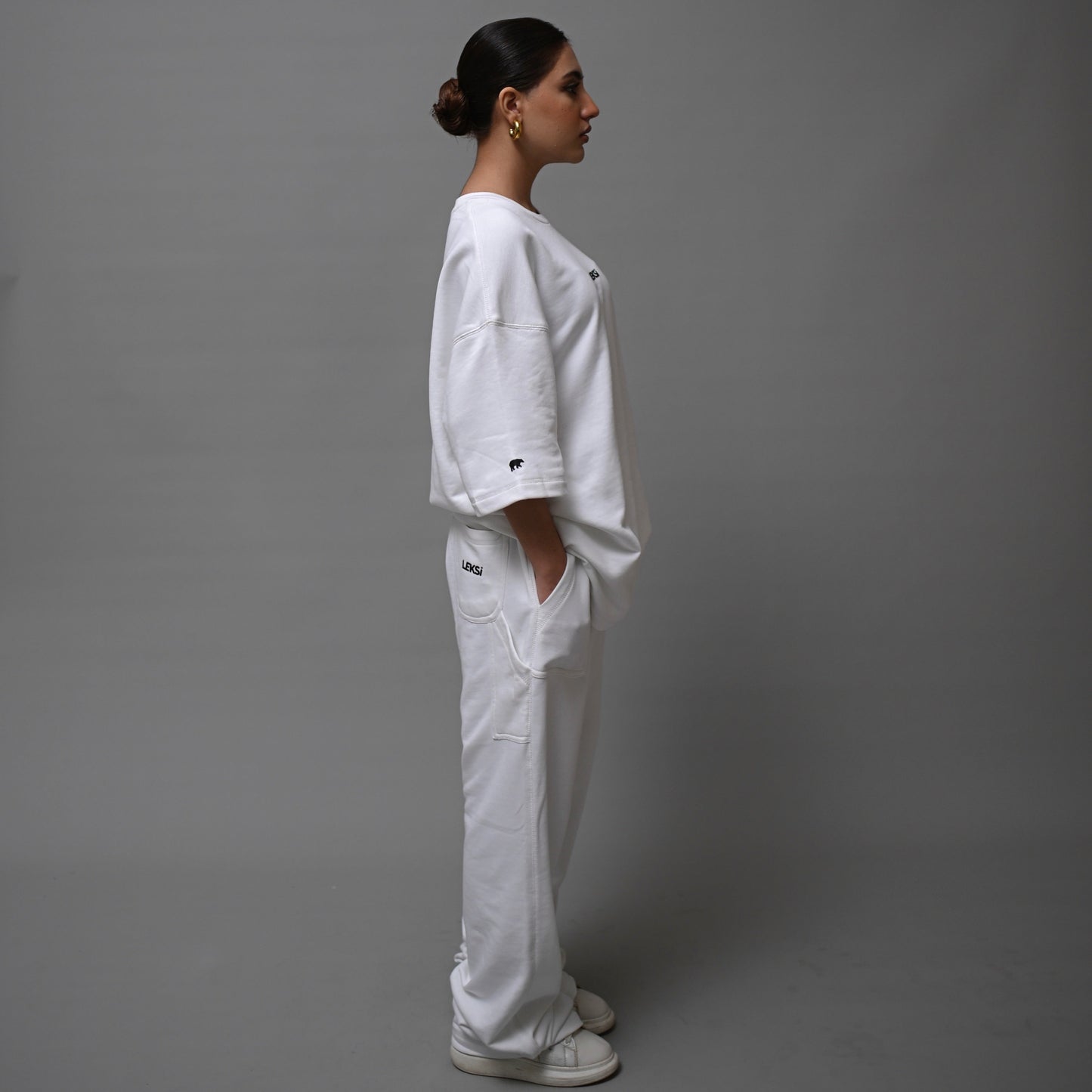 White Vanilla Unisex Terry Co-ord Set