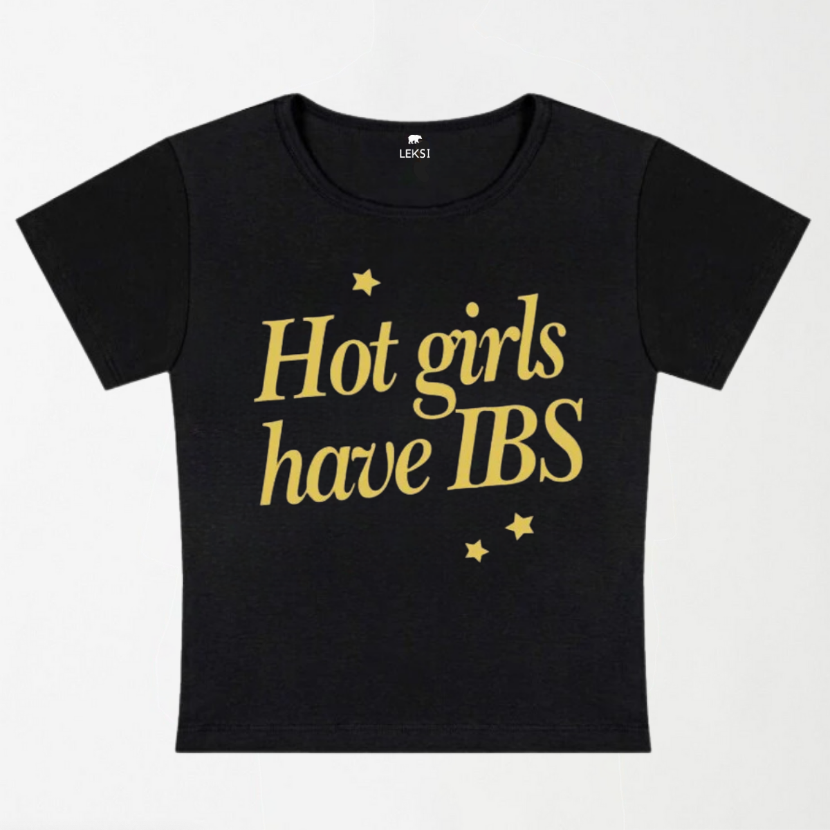 Hot Girls Have IBS Y2K Baby Tee