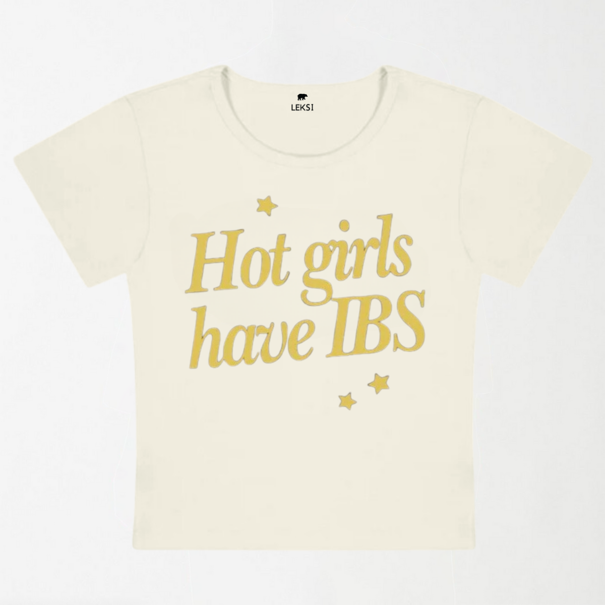 Hot Girls Have IBS Y2K Baby Tee