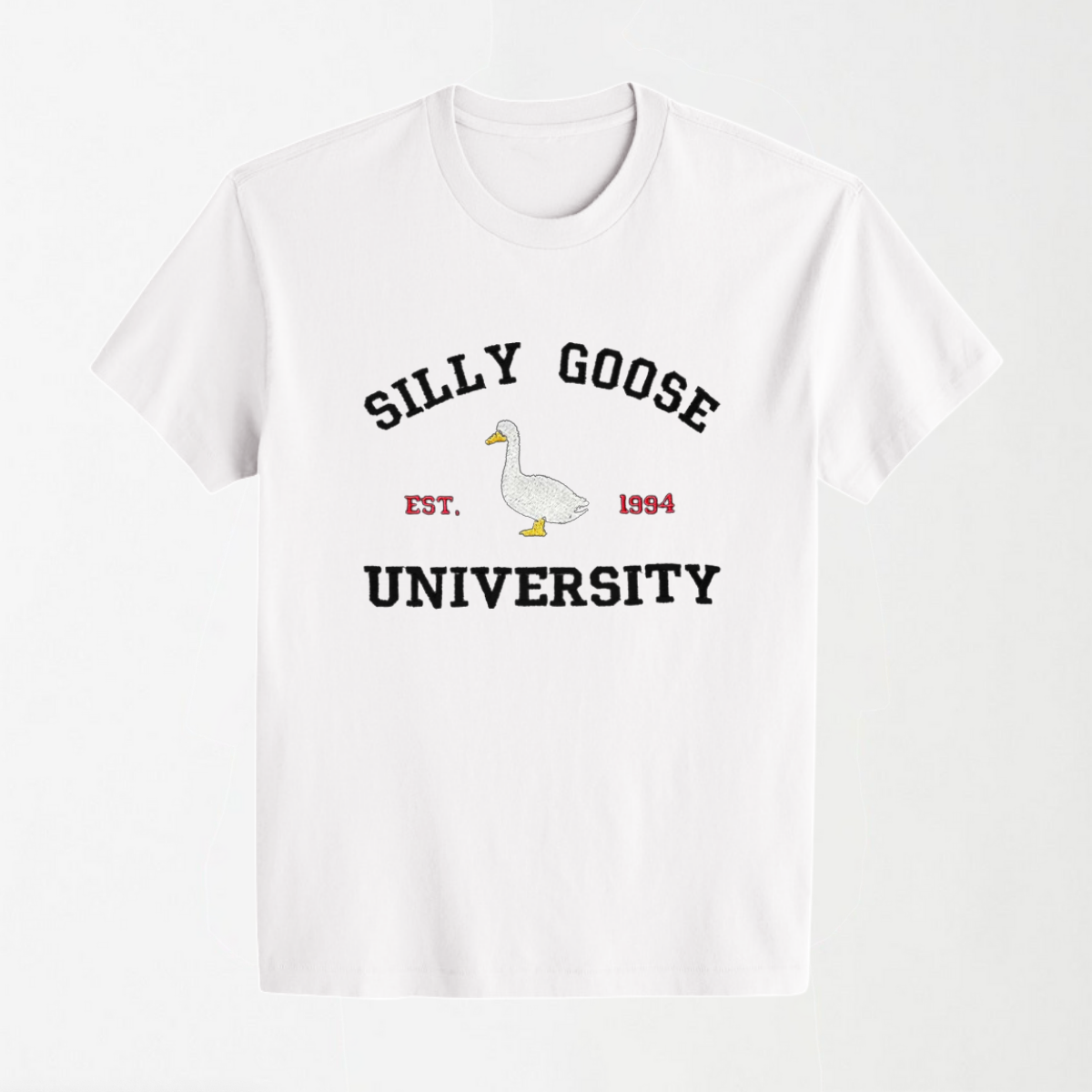 Silly Goose University EST 1994 - Round Neck Unisex T Shirt