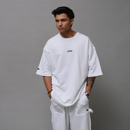 White Vanilla Unisex Terry Co-ord Set