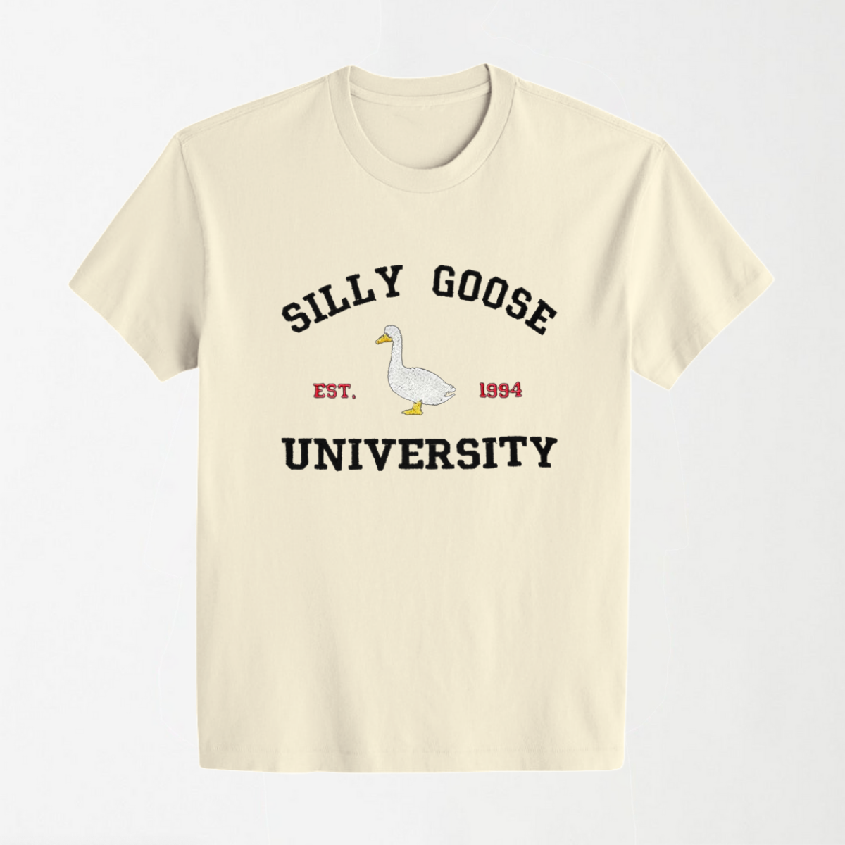 Silly Goose University EST 1994 - Round Neck Unisex T Shirt