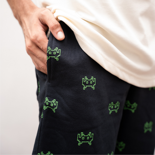 Space Invader Gamer Shorts