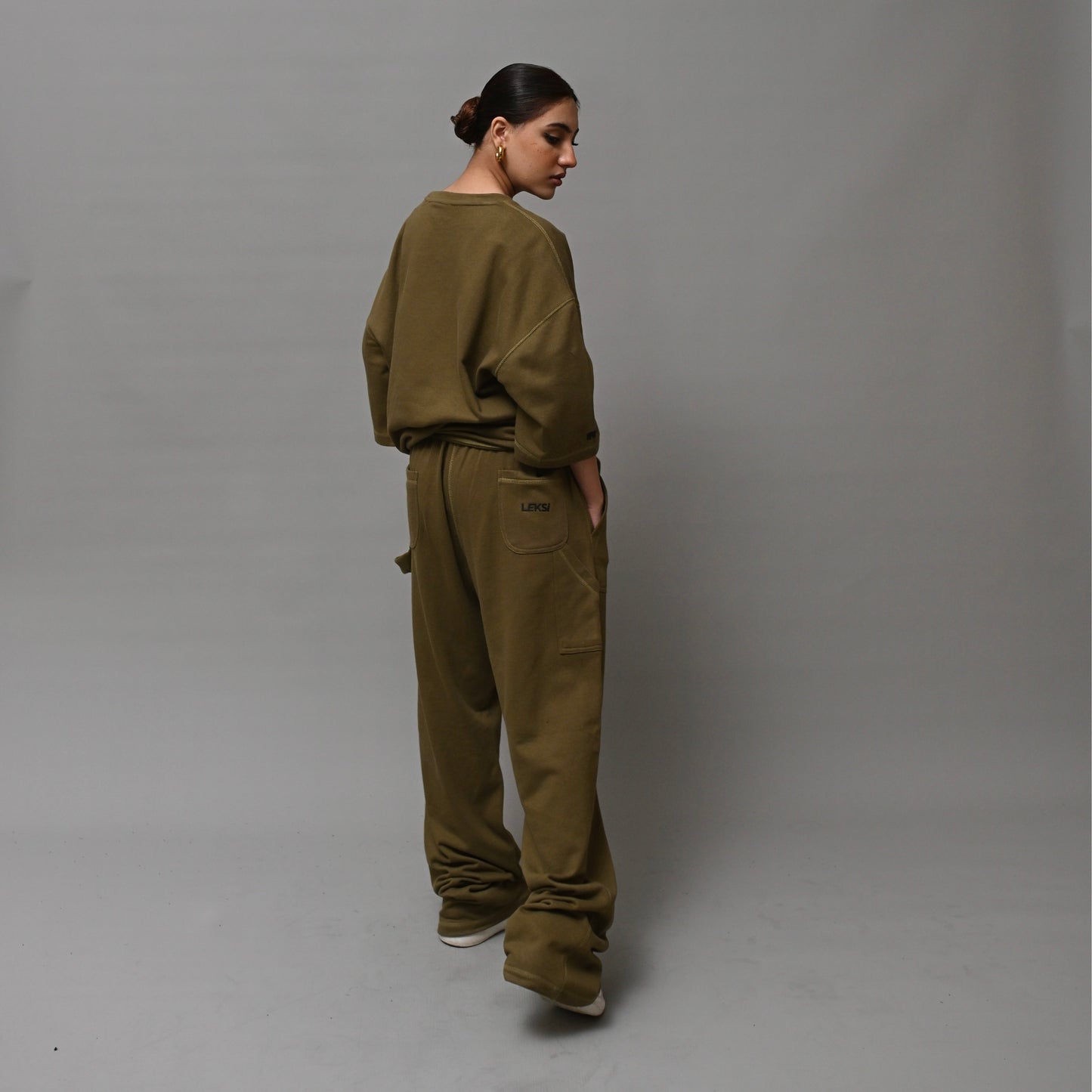 Crocodile Green Terry Co-ord Set