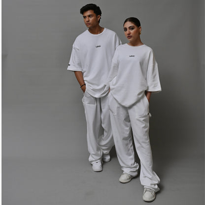 White Vanilla Unisex Terry Co-ord Set