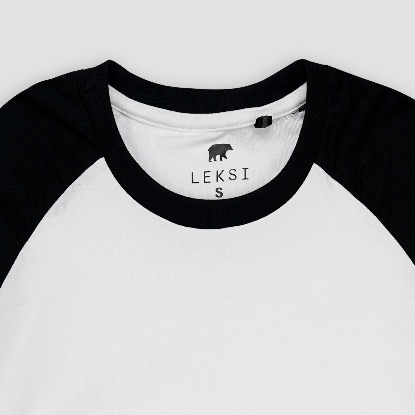 Black and White Raglan Baby Tee
