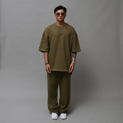 Crocodile Green Terry Co-ord Set