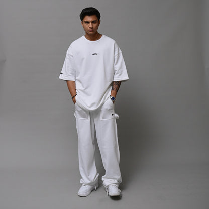 White Vanilla Unisex Terry Co-ord Set