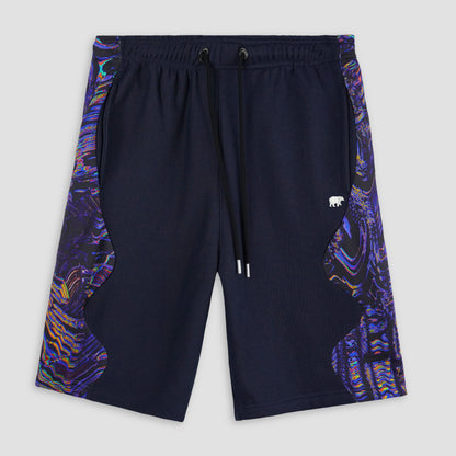 Navy Wavy Men's Shorts