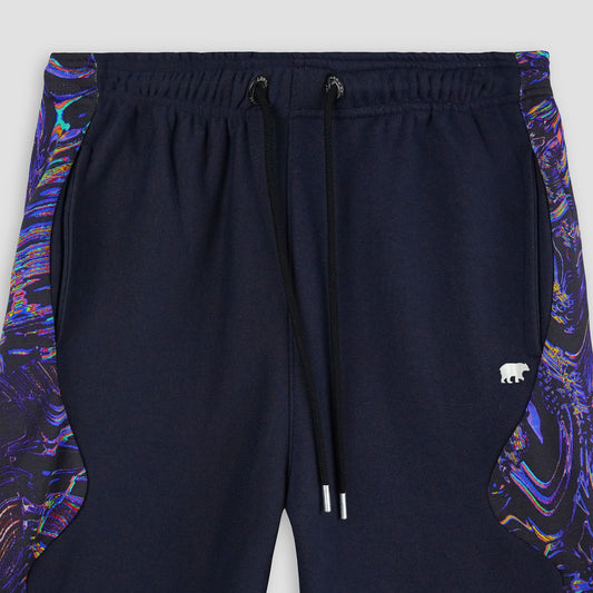 Navy Wavy Men's Shorts