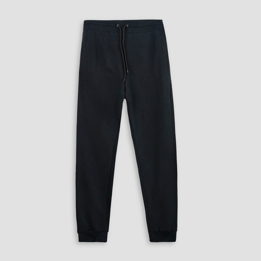 Black Unisex Sweatpants - French Terry (Summer-Friendly)