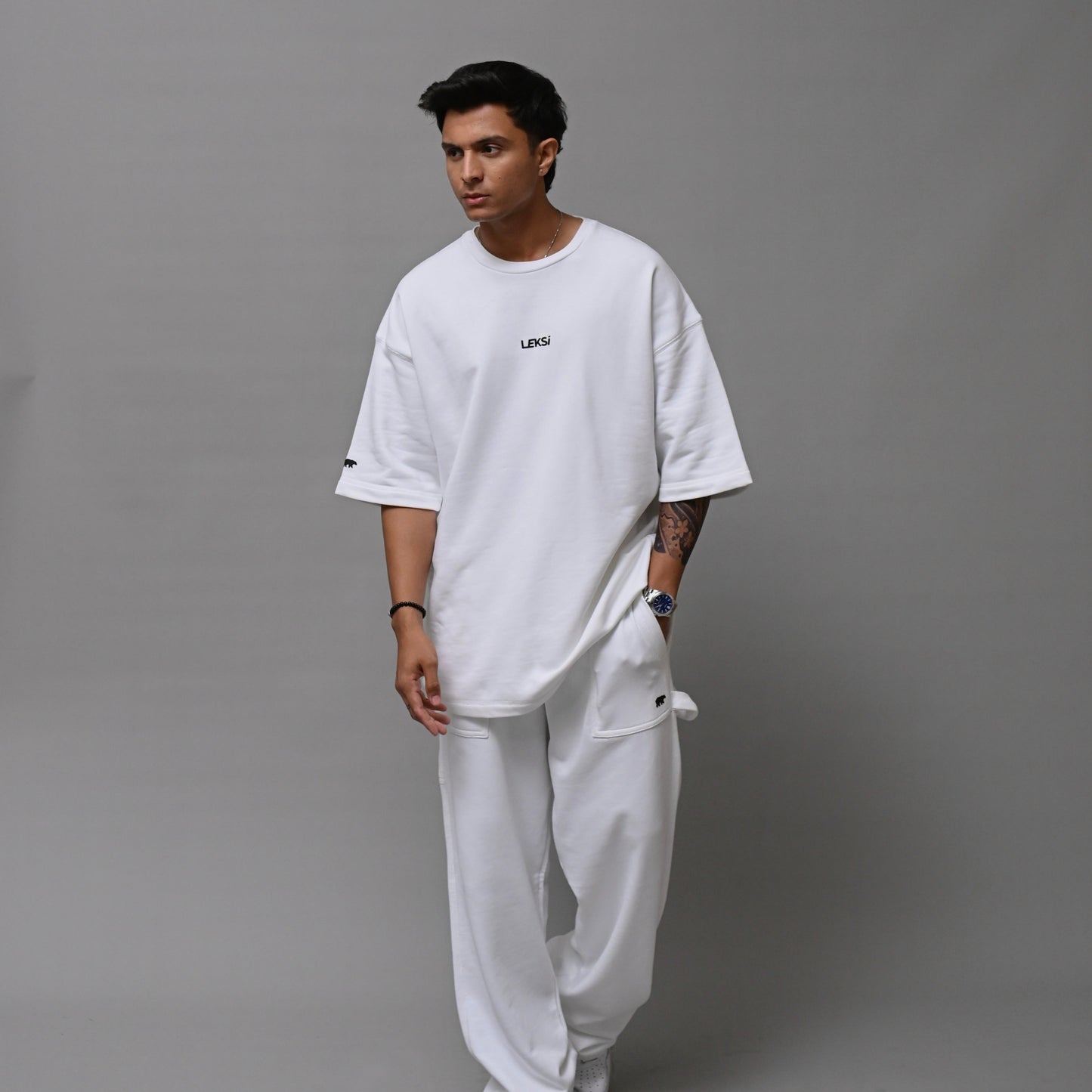 White Vanilla Unisex Terry Co-ord Set