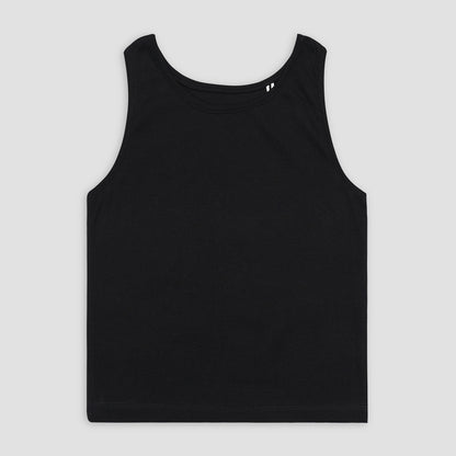 Essential Black Ribbed Tank Top