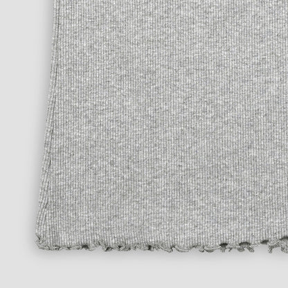 Heather Grey Ribbed Shirt
