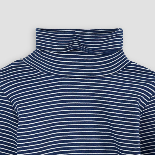 Striped Turtle Neck